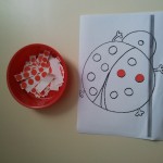 Coccinelle de printemps pour travailler Graphisme et Dénombrement en maternelle