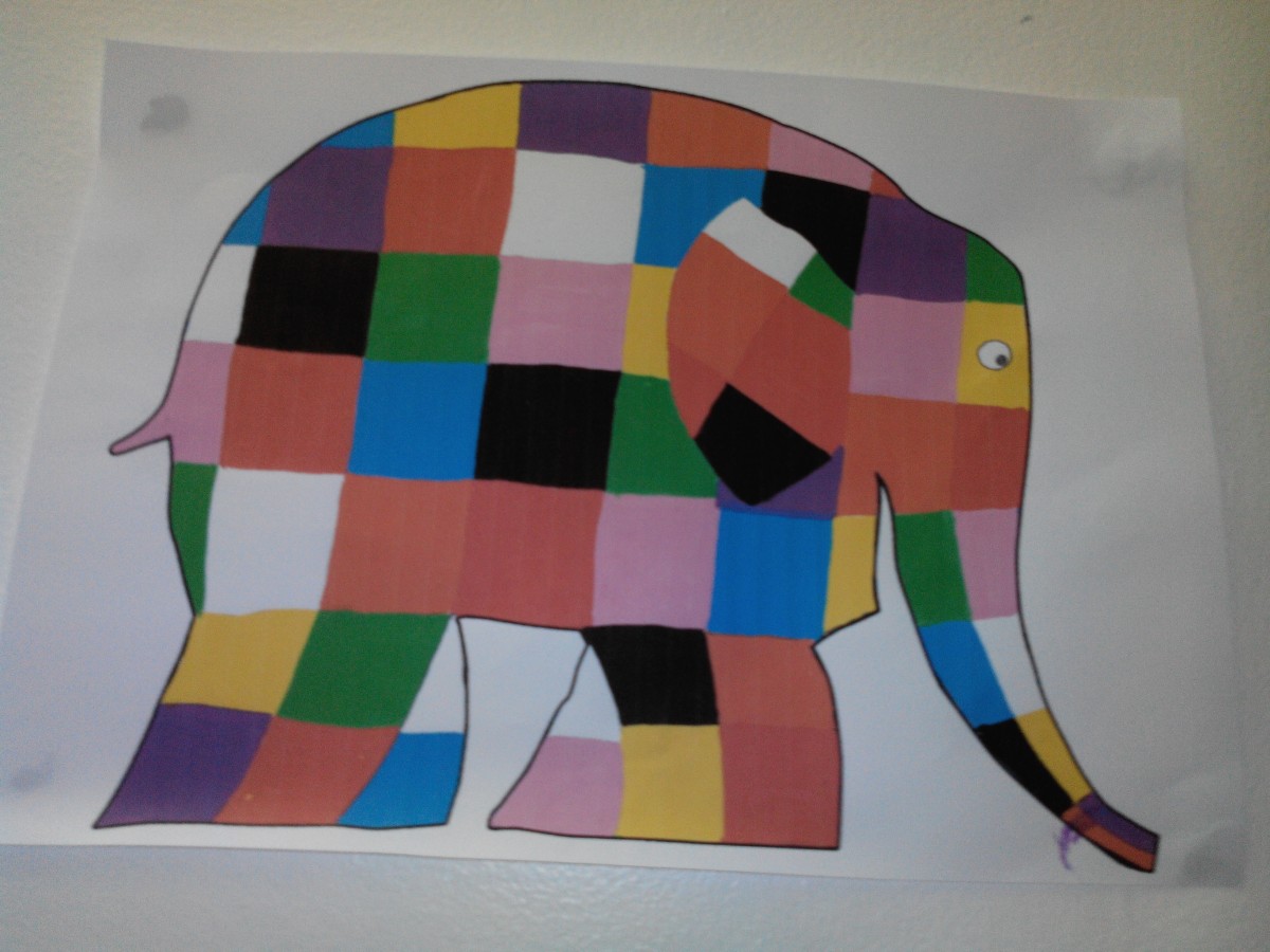 Coloriage d’Elmer