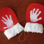 Gants du Père-noel à accrocher sur le sapin