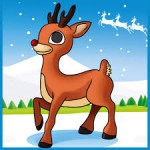 Chanson enfantine d'hiver- Le petit renne au nez rouge