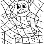 Coloriage pingouin éducatif pour apprendre à compter