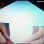 Activité manuelle d'automne: fabriquer un champignon en pliage origami
