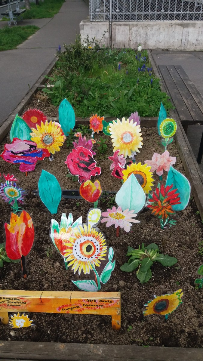 Fleurs de printemps à fabriquer