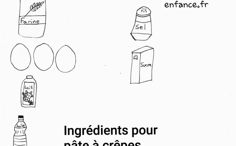 Recette facile de la pâte à crêpes faite pour les enfants (Dès 2 ans)