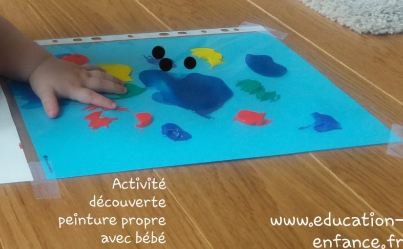 La peinture propre: activité créative et sensorielle pour bébé –