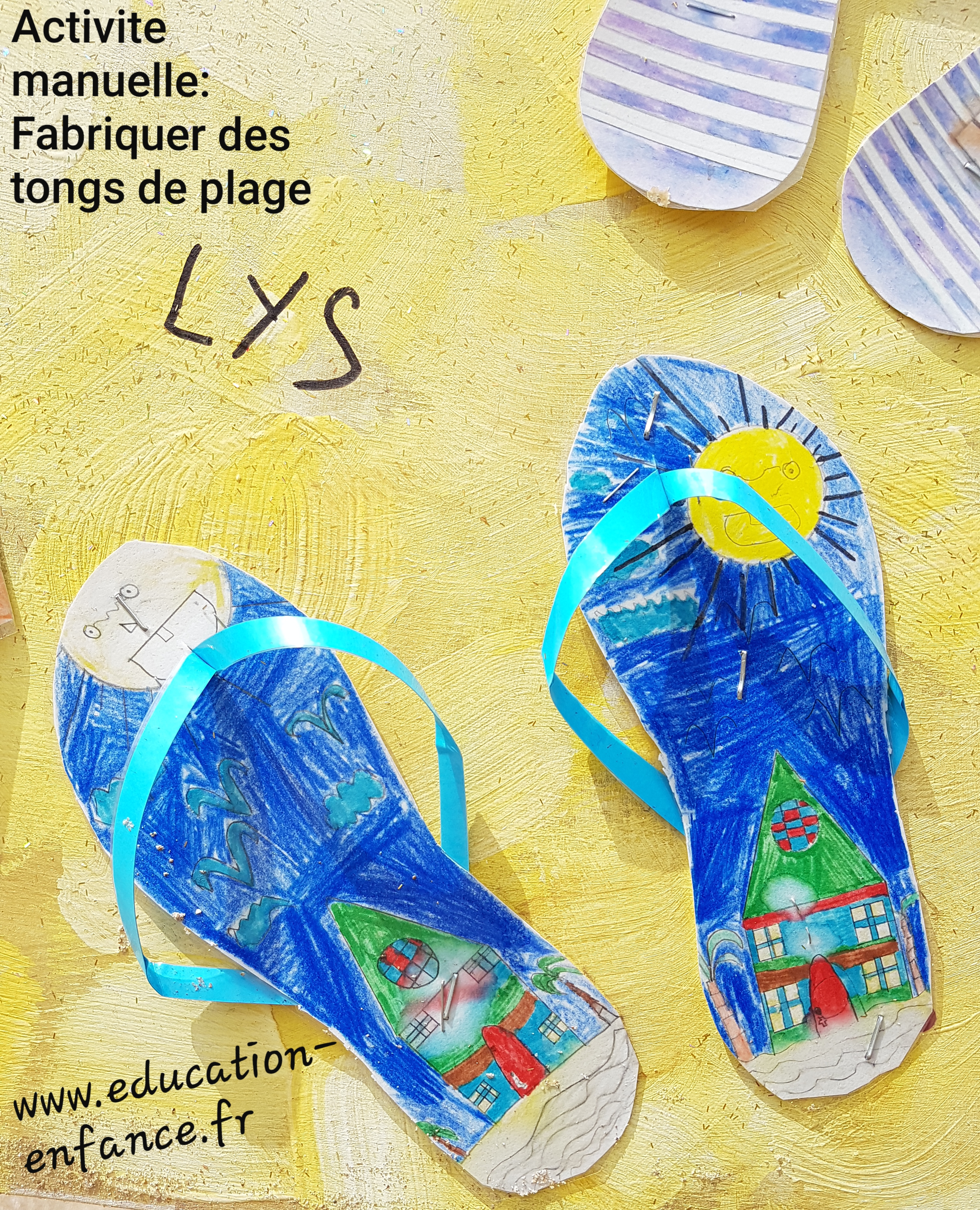 Tongs Activite Manuelle Education Enfance Fr Tongs Activite Manuelle Education Enfance Fr