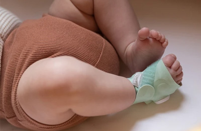 La chaussette connectée Owlet Smart Sock