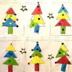 activité maternelle:le sapin de noël