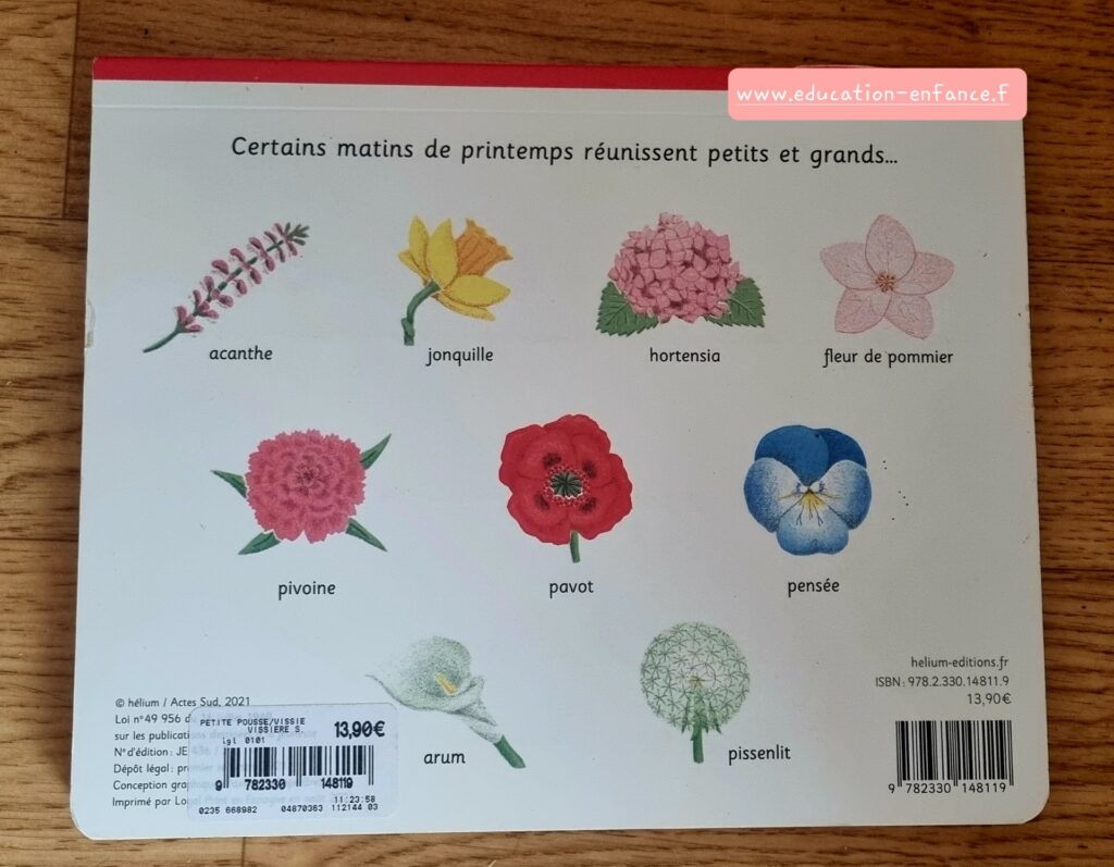 livre petite pousse enfant