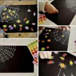 toiles d'araignées à fabriquer pour Halloween
