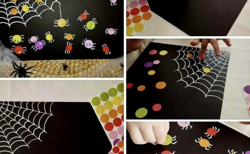 toiles d’araignées à fabriquer pour Halloween